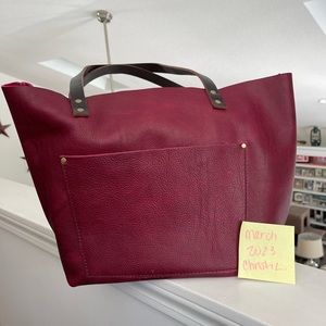 NWOT Large Bougainvillea PLG tote 🦄 SOLD